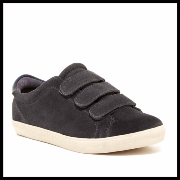 ZIGI SOHO CHARCOAL SUEDE LACELESS SNEAKERS A3C - Picture 8 of 8